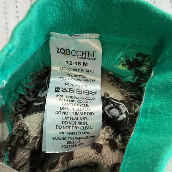 12-18M Zoocchini leggings - Picture 4 of 4